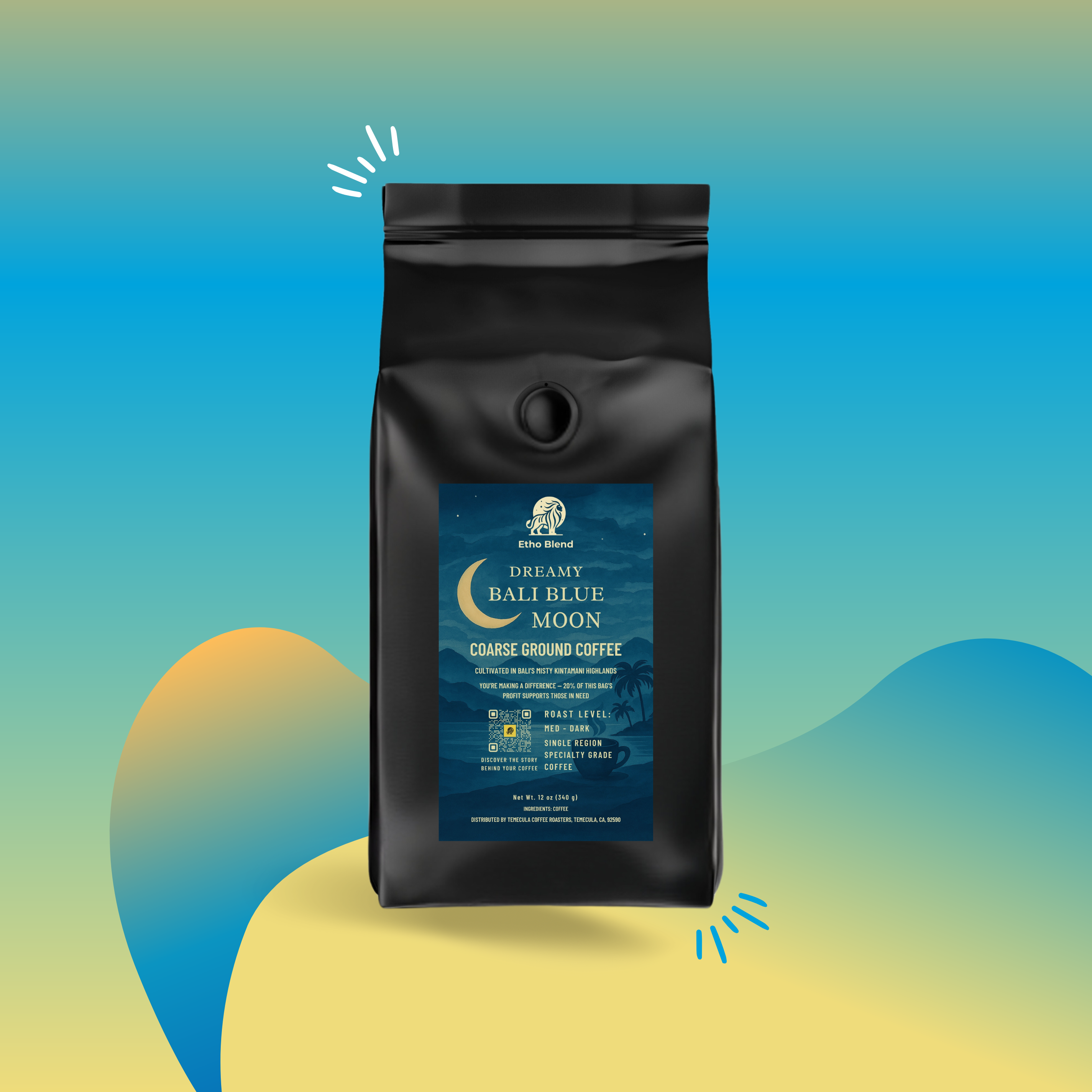 Dreamy Bali Blue Moon | MED-DARK Roast